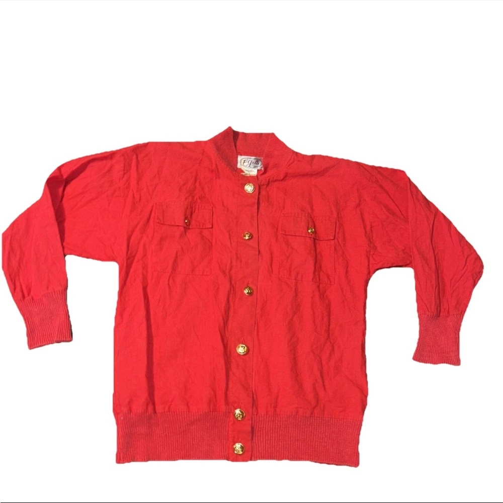 Vintage 70s 80s  P Galli Yacht Club Men Medium Jacket embroidered - Picture 2 of 6